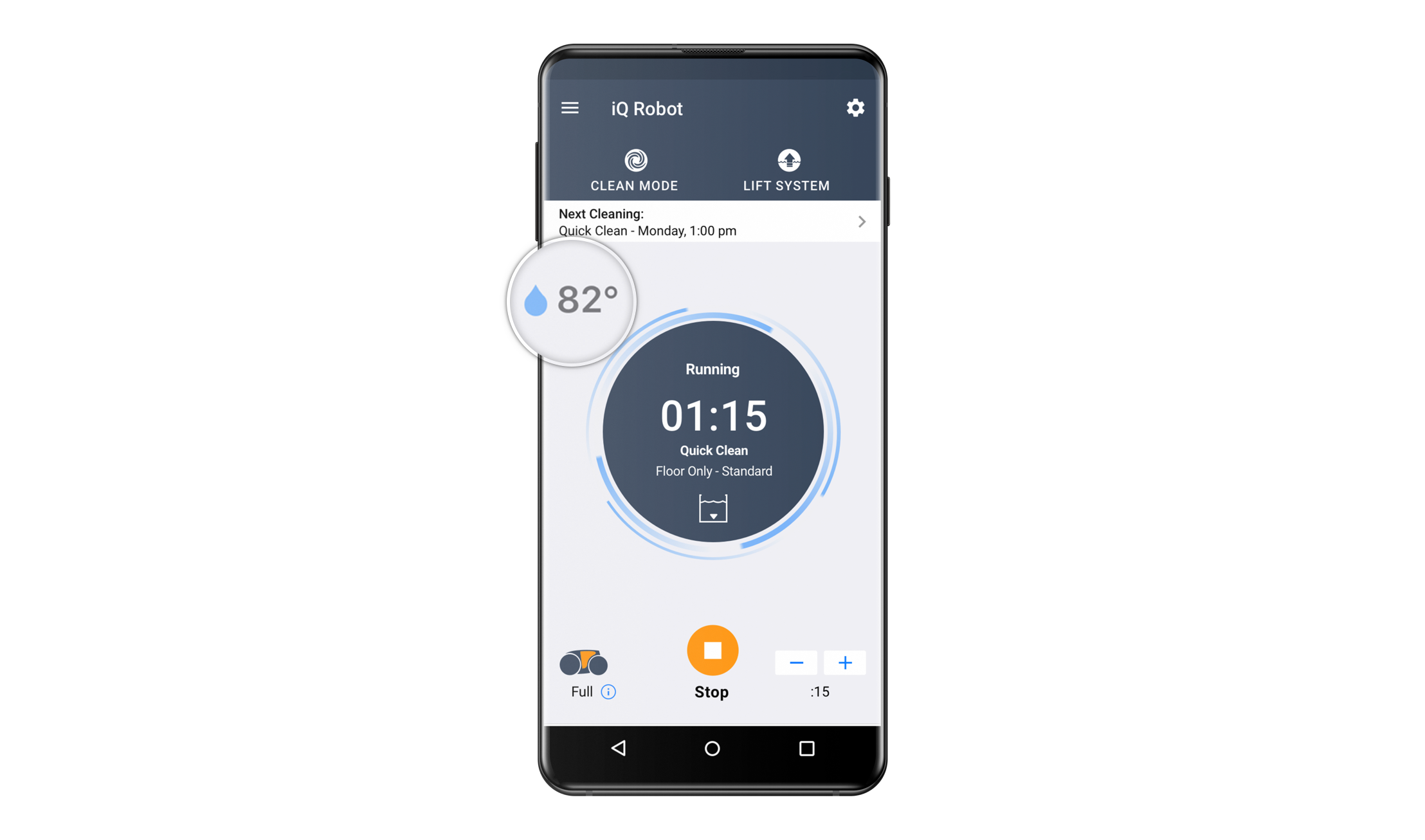 iAquaLink App Water Temperature Control
