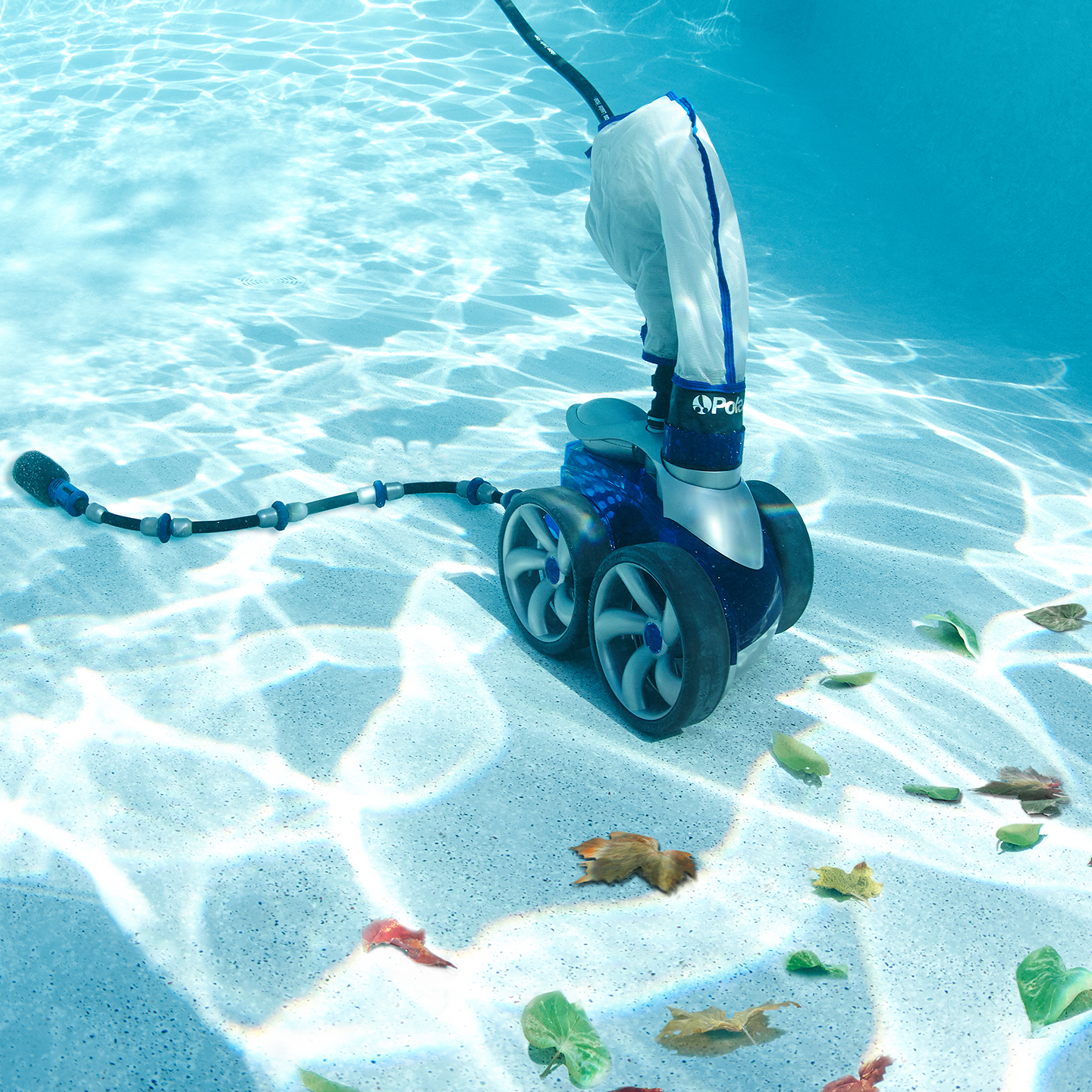 Polaris Vac-Sweep 3900 Sport Picking Up Large Debris