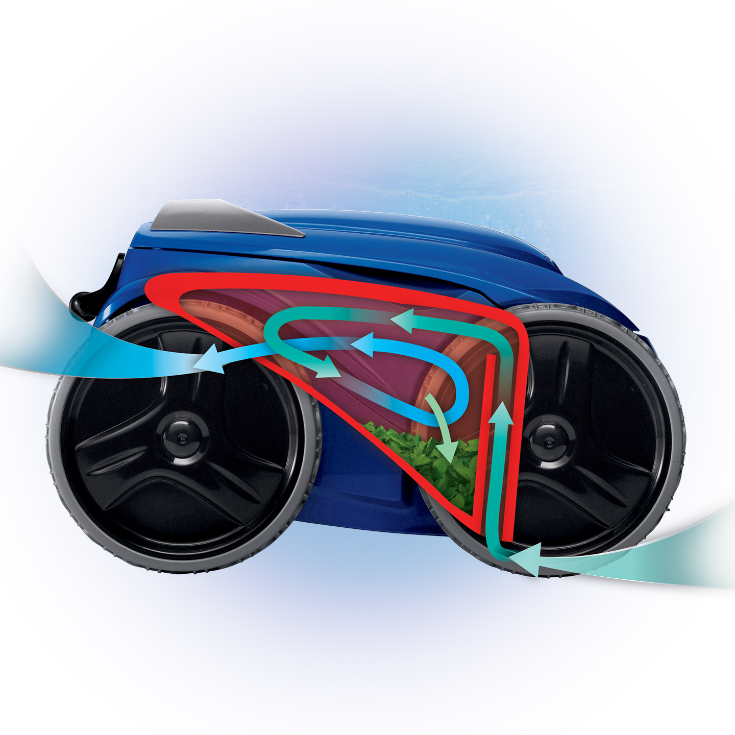 Polaris 9450 Sport Vortex Vacuum Technology Diagram