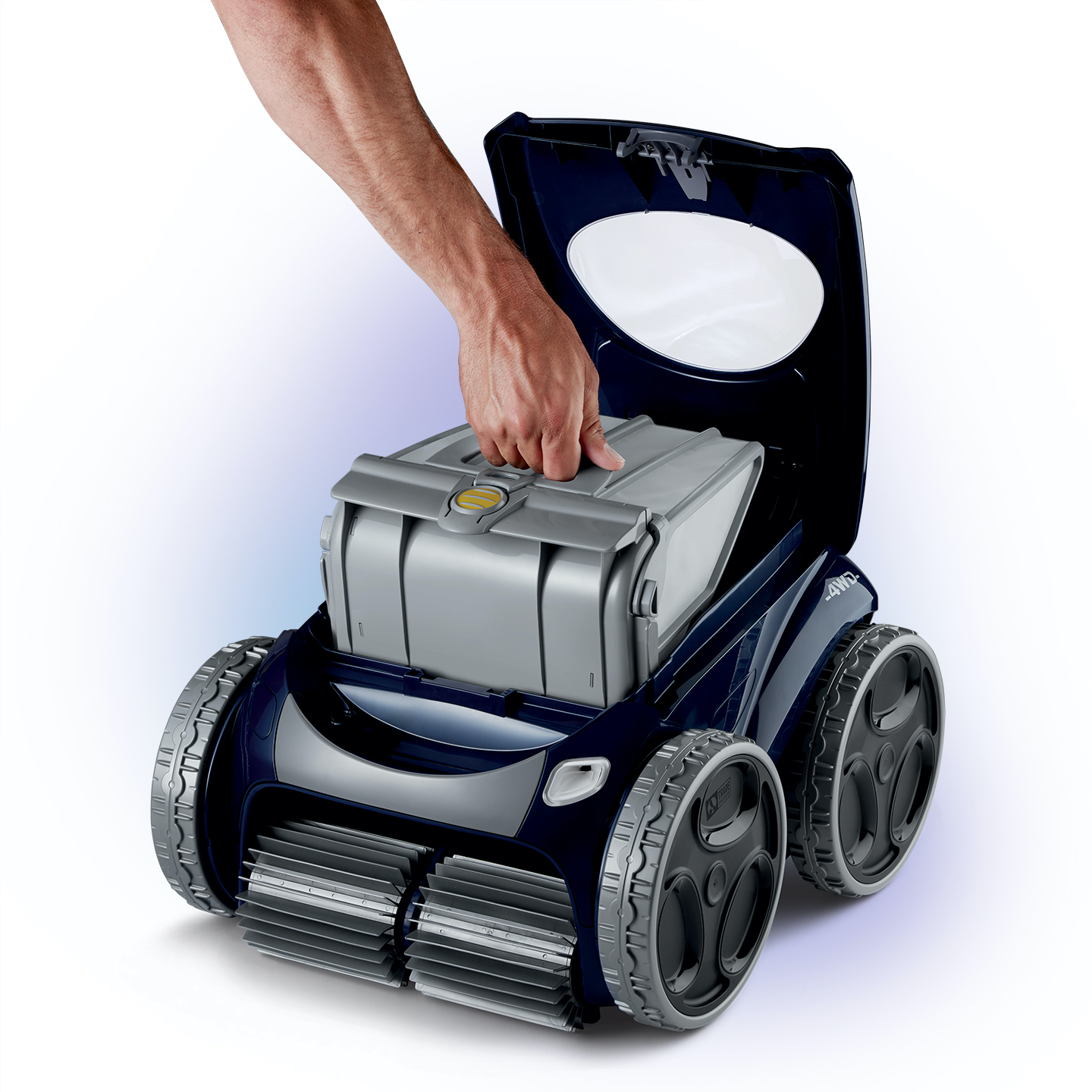 easy to clean robotic pool cleaner