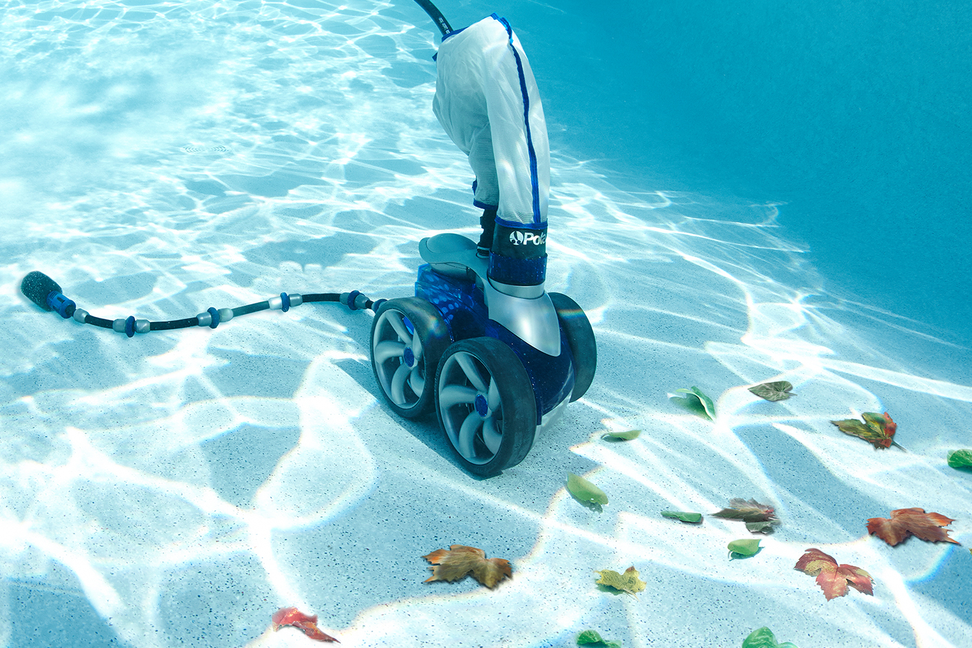 Pressure Cleaner Picking Up Large Debris In Hard To Reach Spots