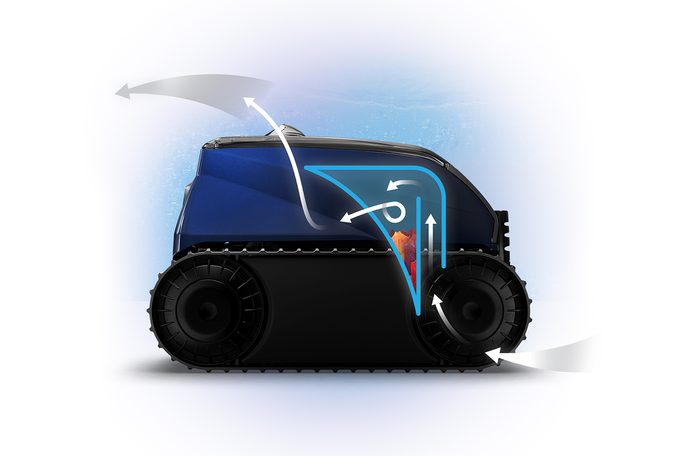 Robotic Pool Cleaner Technology Diagram, robotic pool cleaners, pool robotic cleaners