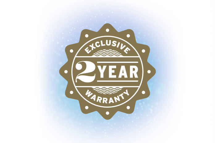 Two-Year Exclusive Warranty Badge